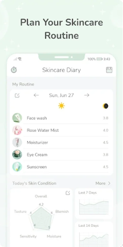 Skincare Diary for Android - Manage Your Skincare Routine