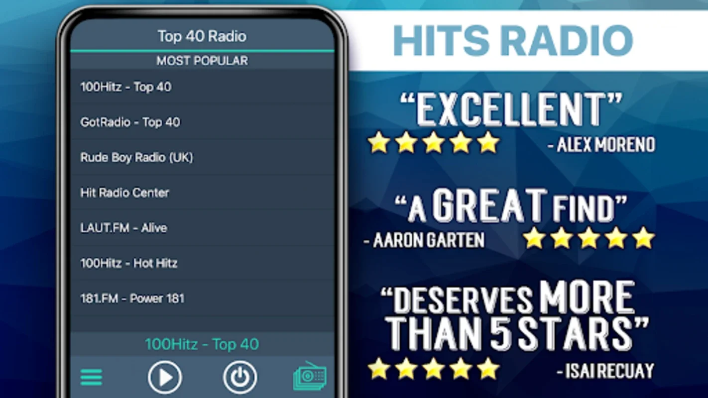 Hits Radio Favorites for Android - Stream Diverse Music