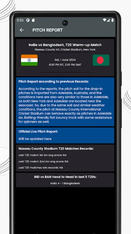 Live Cricket Score for Android - Real-Time Updates for India Tour