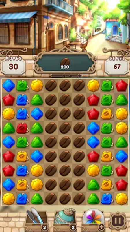 Cafe Terrace: Jewel Match 3 for Android - Engaging Puzzle Fun