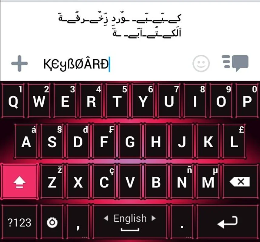 Decoration Text Keyboard for Android - Customize Your Keyboard