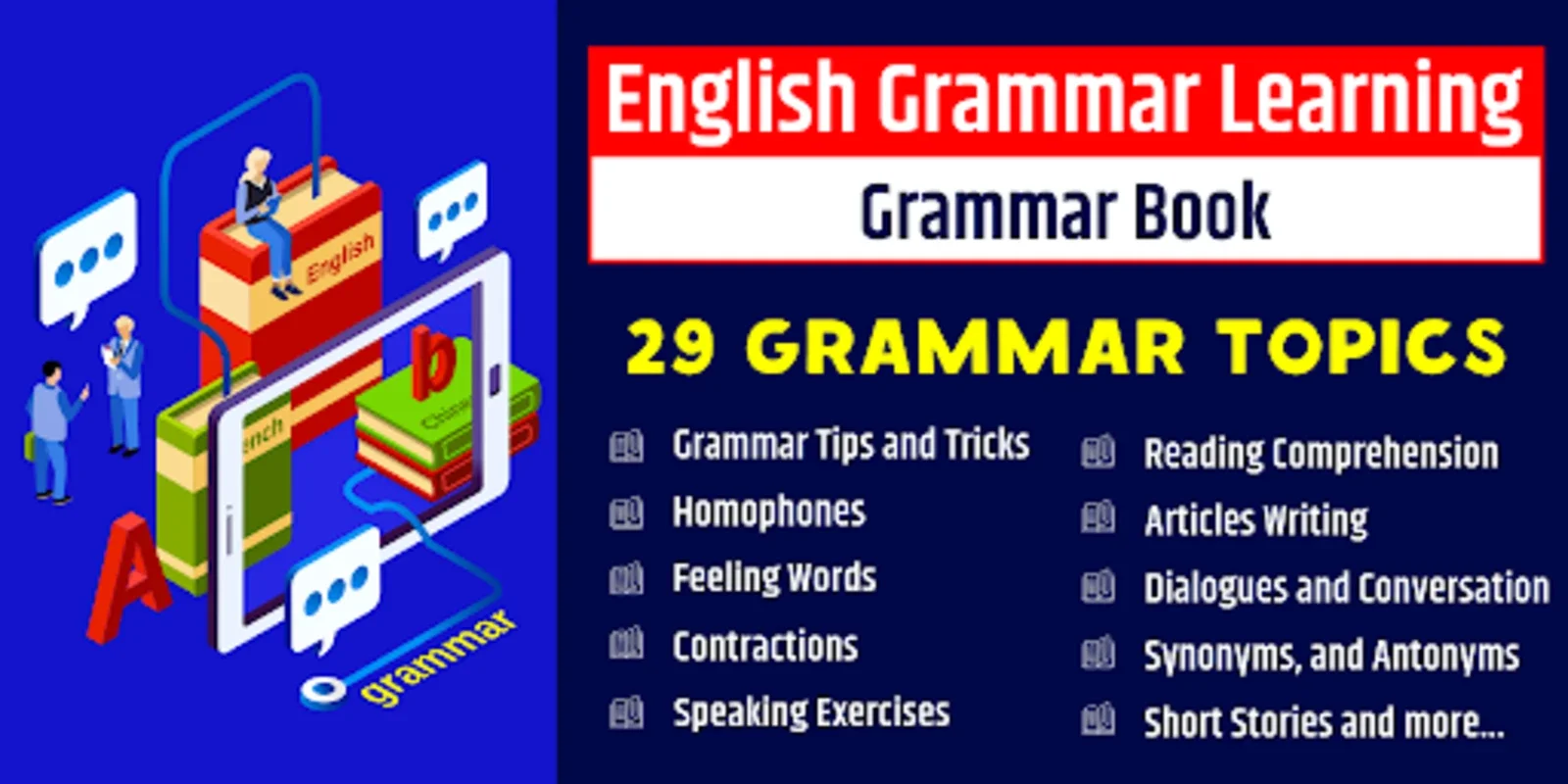 English Grammar Book for Android - Master Grammar Offline