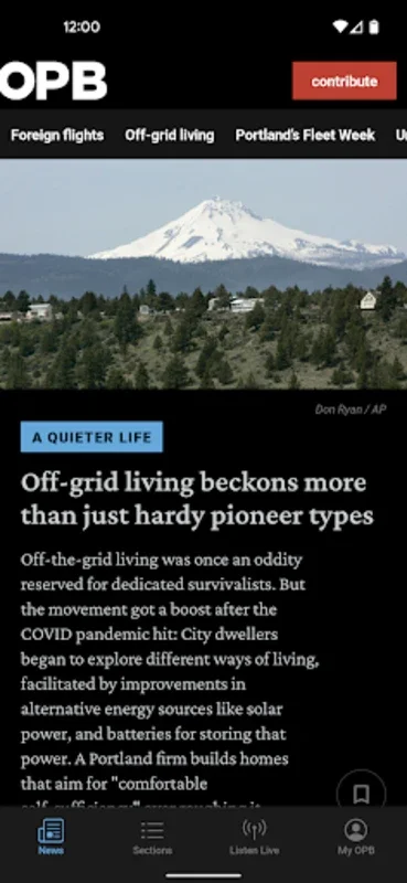 OPB News for Android: Your Source for Northwest News