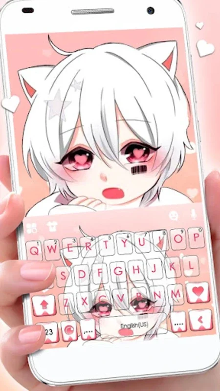 Cute Cat Boy Theme for Android - Enhance Typing