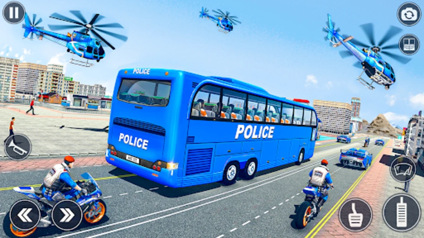 Police Bus Simulator Bus Games for Android - Realistic Police Bus Driving