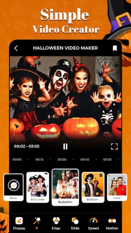 Halloween Video Editor & Maker for Android - Spooky Video Creation