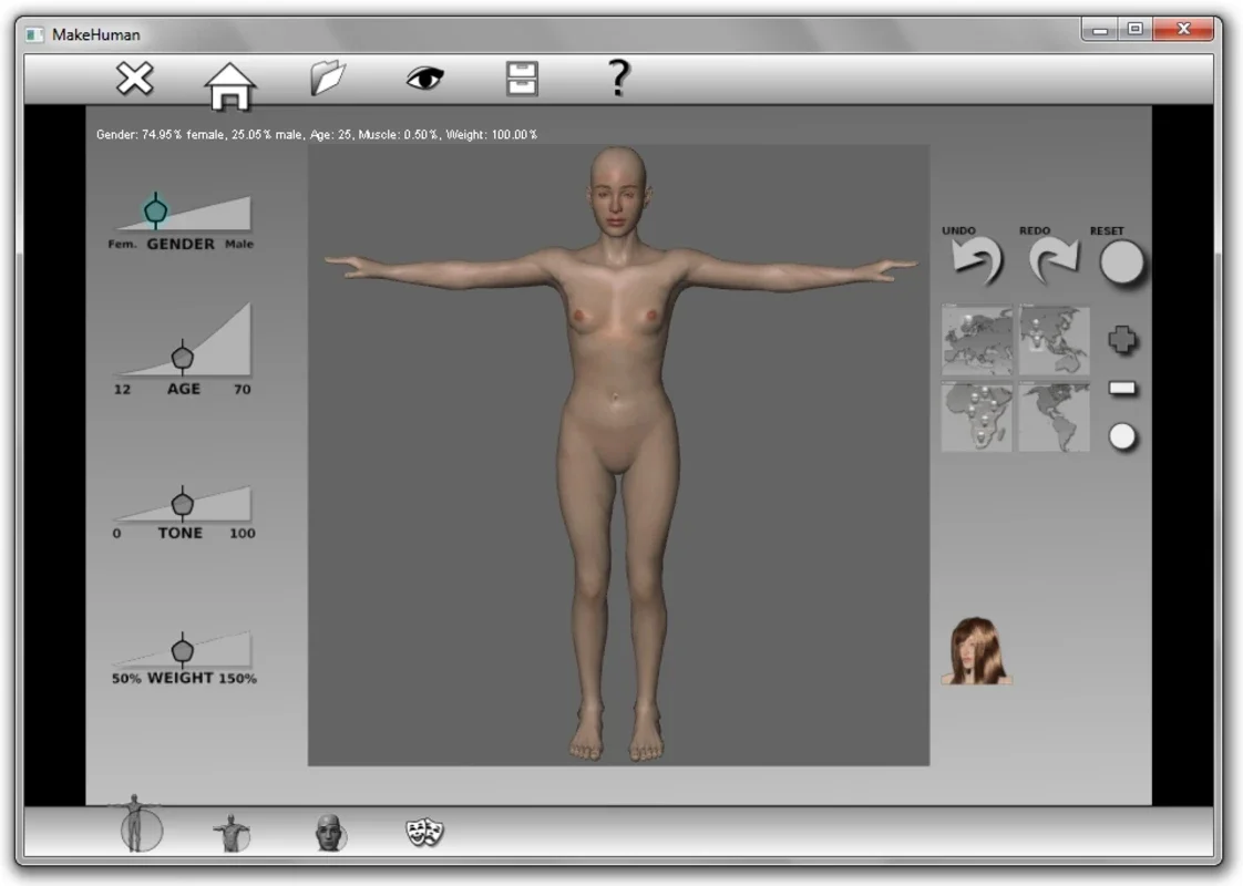 MakeHuman for Windows - Effortless 3D Human Modeling