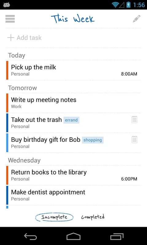 Remember The Milk for Android - Stay Organized with This Personal Agenda