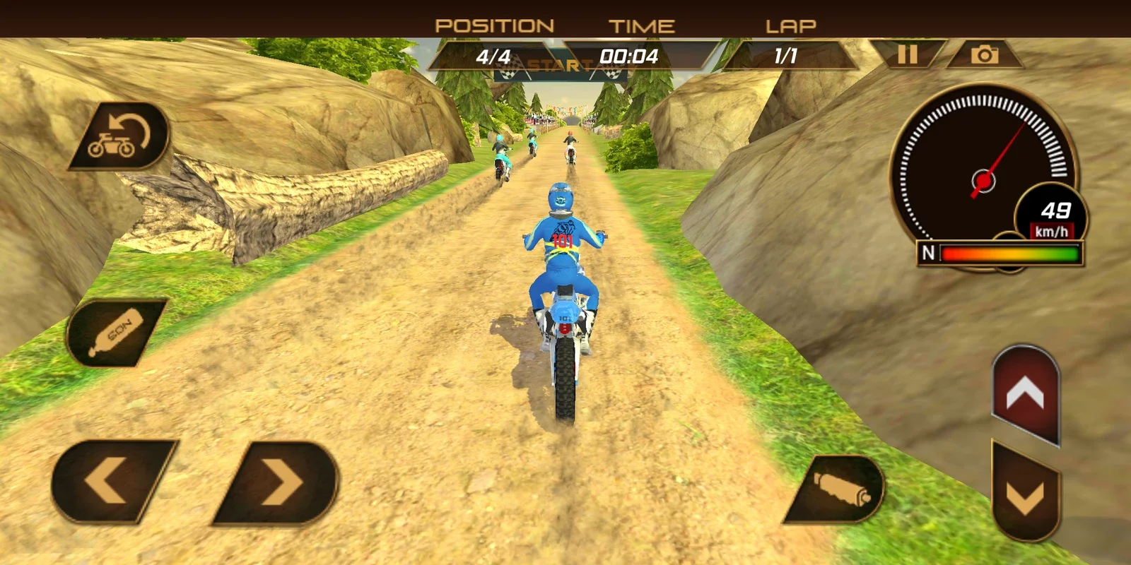 Motocross Race Dirt Bike Games for Android - Thrilling Races