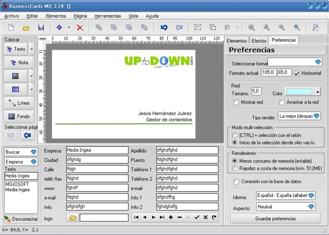 BusinessCards MX for Windows - Create Professional Cards