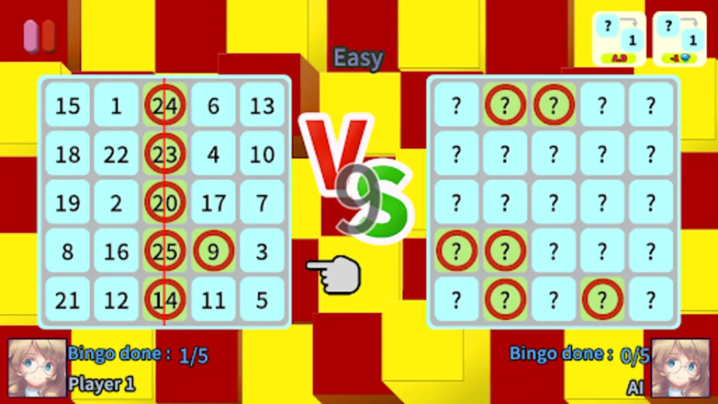 BINGOn1to25 for Android: Fun Offline Bingo with Customization