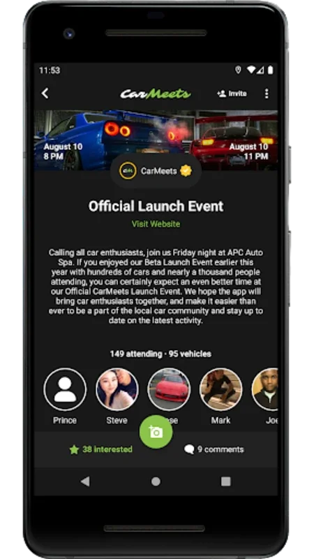 CarMeets - The Ultimate Car En for Android: Connect & Explore