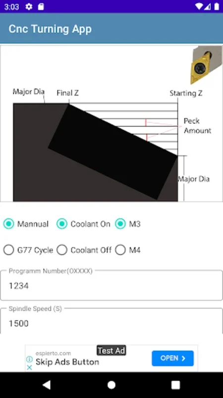 Cnc Turning App for Android: Streamlined CNC Programming