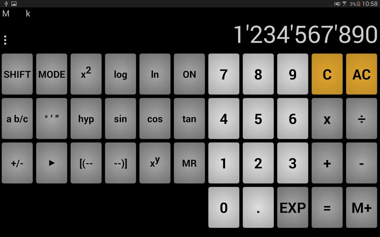 andanCalc PRO for Android - Advanced Calculator App