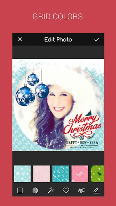 Christmas Grid for Android - Enhance Holiday Photos