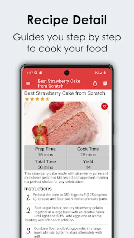 Cake Recipes Cookbook for Android - Download the APK from AppHuts