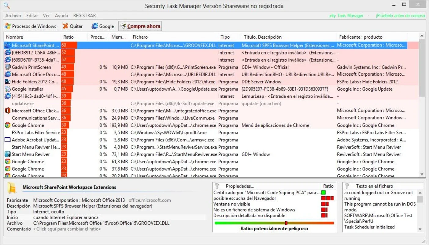 Security Task Manager for Windows - Protect Your PC