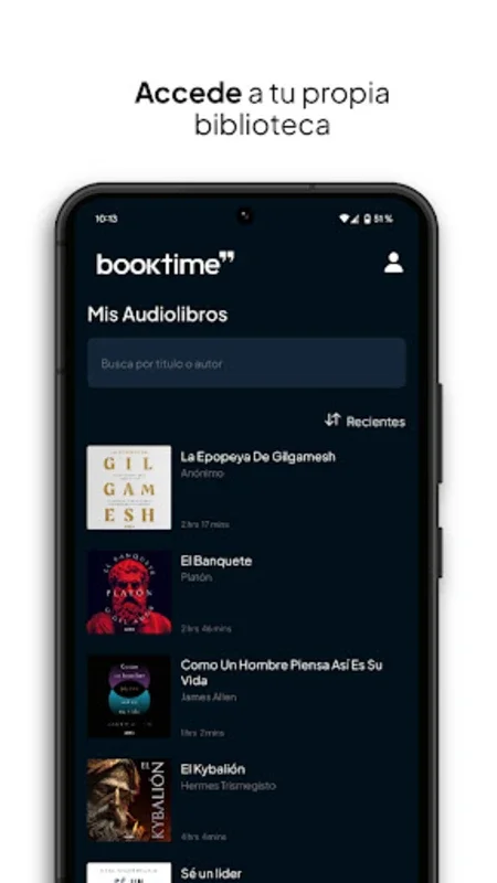 Booktime for Android - Enjoy a Vast Ad-Free Audiobook Library