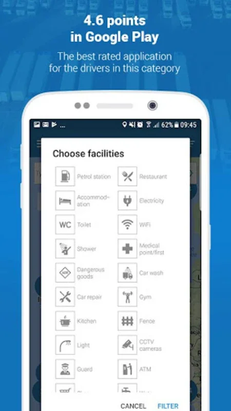 Truck Parking - TransParking for Android: Find Parking Easily