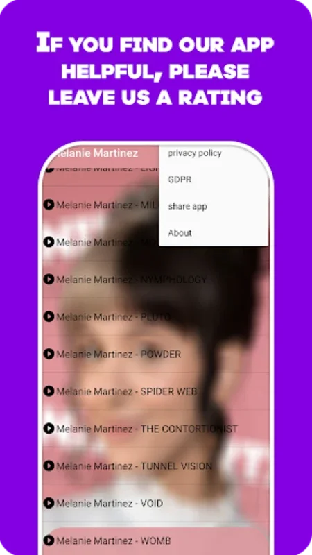 Melanie Martinez for Android - Enjoy Music Offline