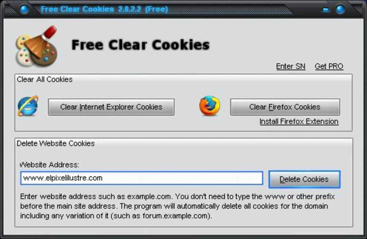 Free Clear Cookies for Windows - Efficient Cookie Cleaner