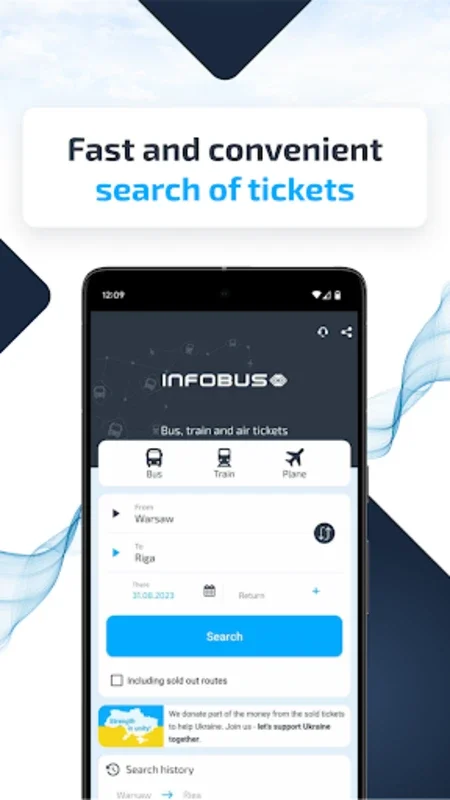 INFOBUS: Streamlined Travel Booking for Android