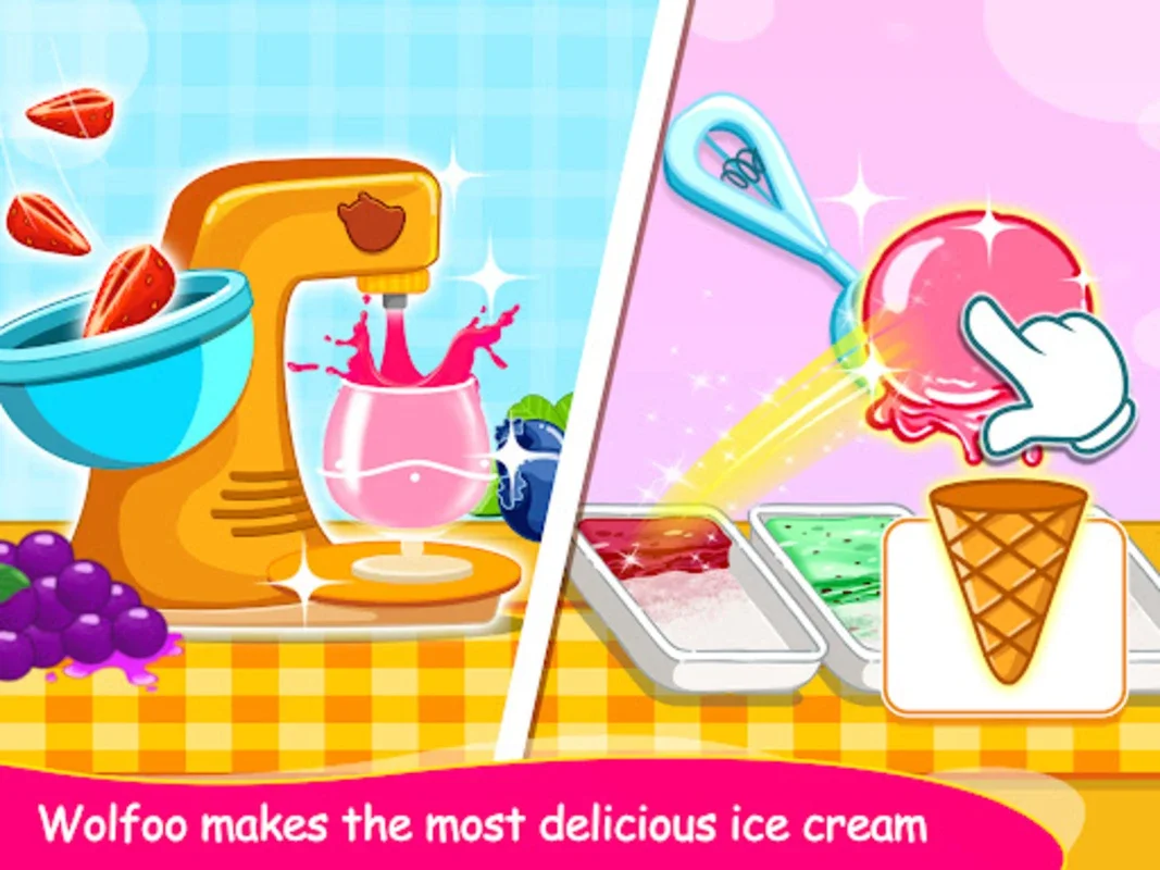 Wolfoo for Android: Create and Sell Ice Creams in a Fun Game