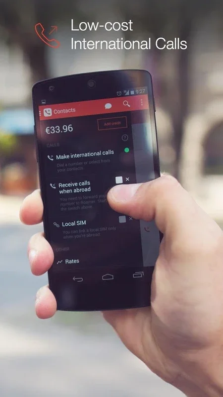 Roamer for Android - Affordable International Calls