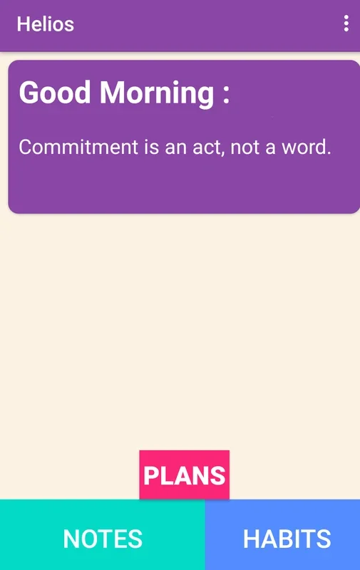 Helios for Android: Track Notes, Habits & Plans
