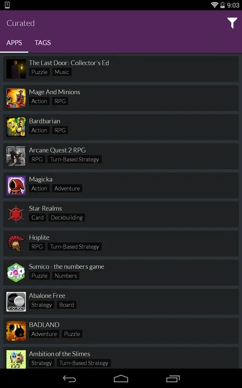 Curated: Quality Games for Android - Find the Best Games