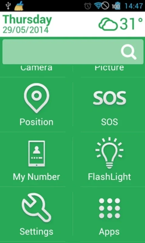 Necta Launcher for Android - Enhancing Elderly Accessibility