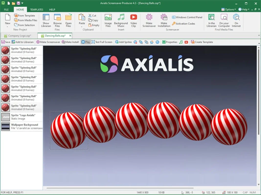 Axialis Screensaver Producer for Windows: Create Professional Screensavers