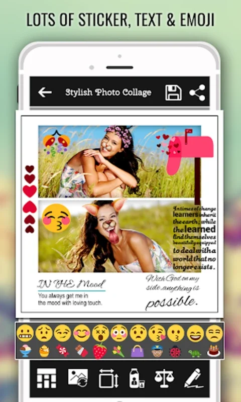 Creative Photo Collage Editor for Android - No Downloading Needed