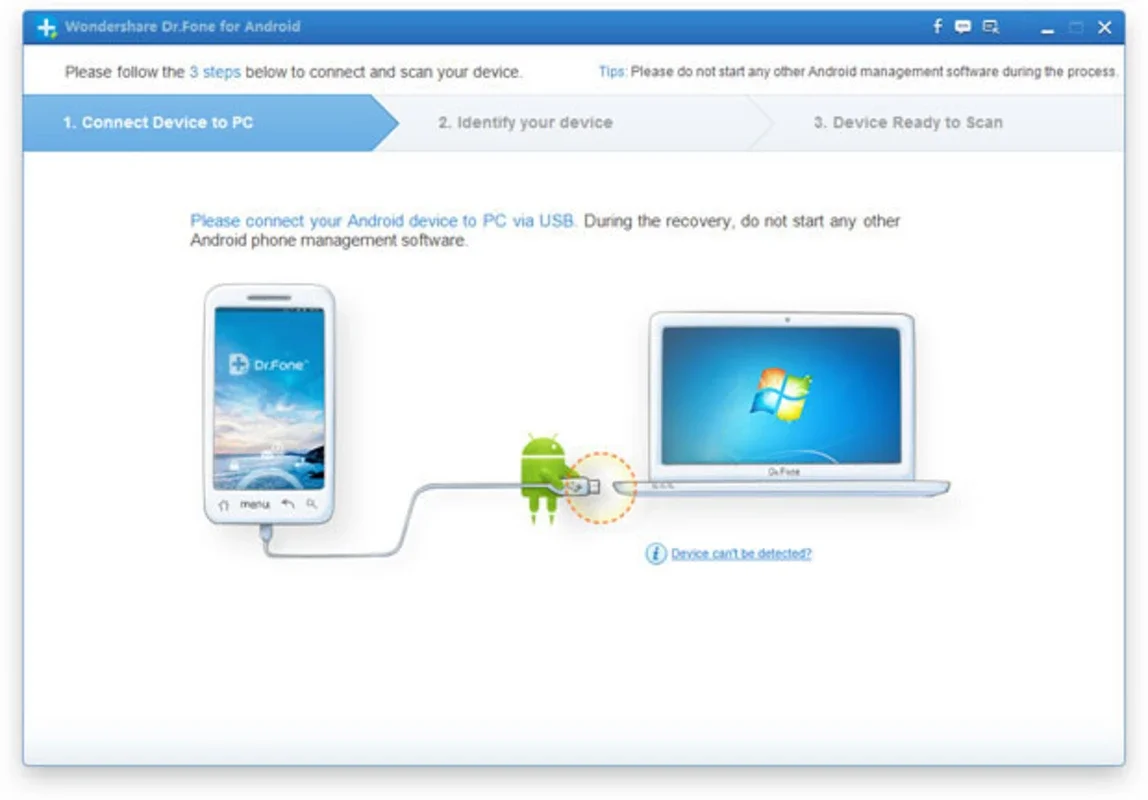 Wondershare Dr. Fone for Windows - Recover Android Files Easily