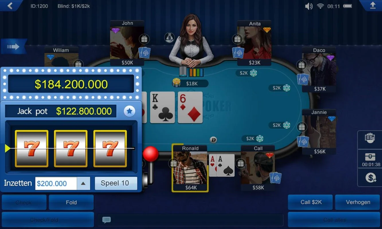 Holland Poker HD for Android - Realistic Poker Experience