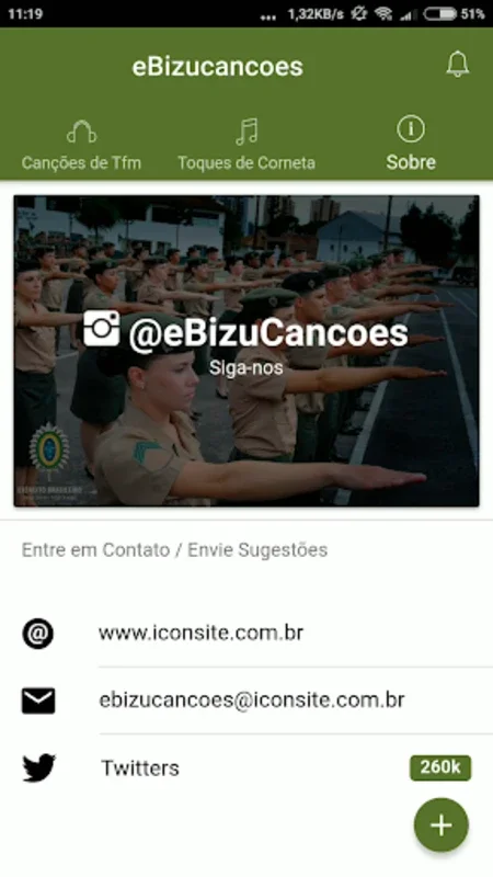 EBizu Canções for Android - Enjoy a Variety of Songs