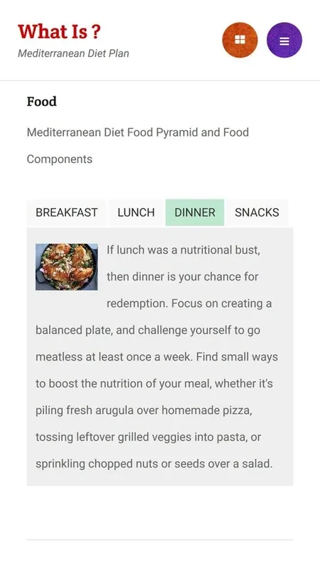 Mediterranean Diet Plan for Android: Promoting Healthy Eating