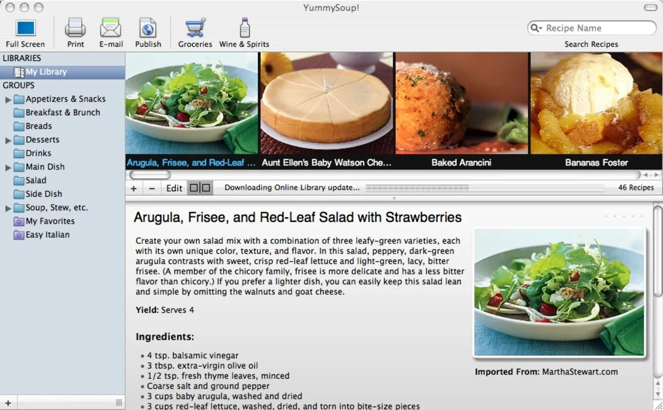 YummySoup for Mac - Organize Kitchen Recipes Easily