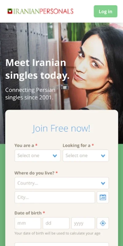 IranianPersonals for Android - Connect Persian Singles