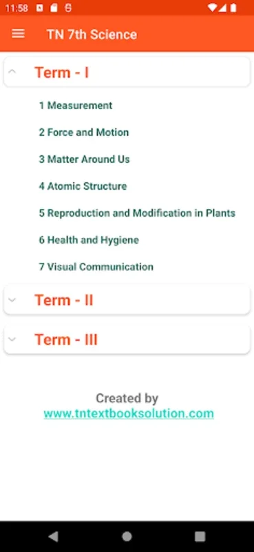 TN 7th Science for Android - Comprehensive Science Learning