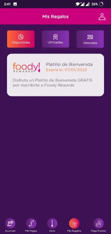 Foody Rewards for Android - Earn Dining Rewards