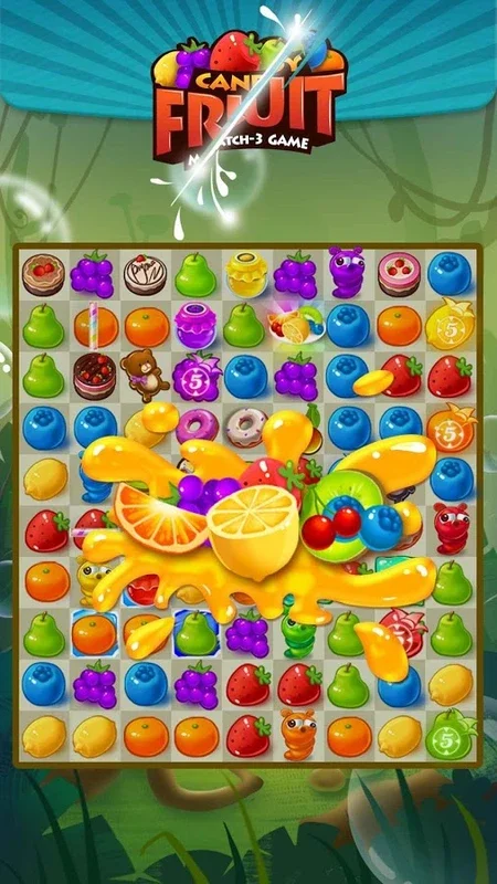 Sweet Fruit Candy for Android - Engaging Match-3 Fun