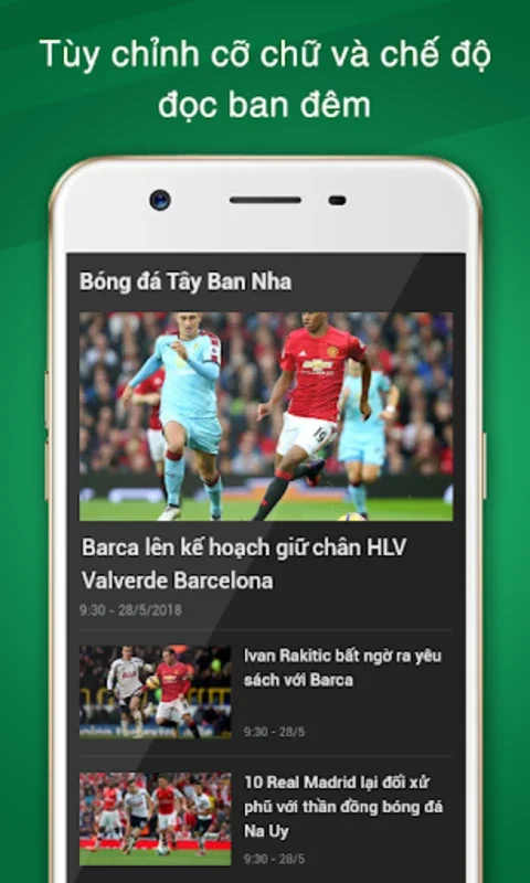 Bóng đá 24h for Android - Comprehensive Football App