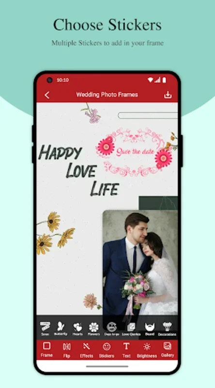 Wedding Photo Frame for Android - Enhance Your Wedding Memories