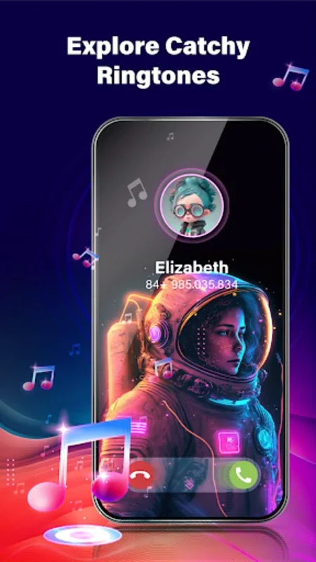 Phone Call Screen Theme 3D App for Android - Customize Call Screens