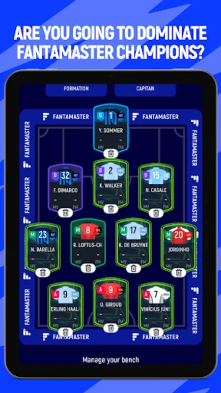 FantaMaster Champions for Android - Manage Fantasy Teams in Real-Time