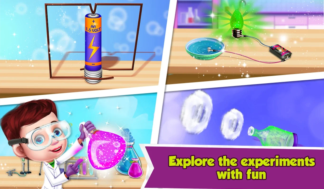 Science tricks & Experiments in science college for Android