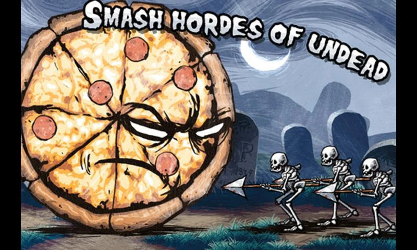 Pizza Vs. Skeletons FREE for Android - Hilarious Gaming Experience