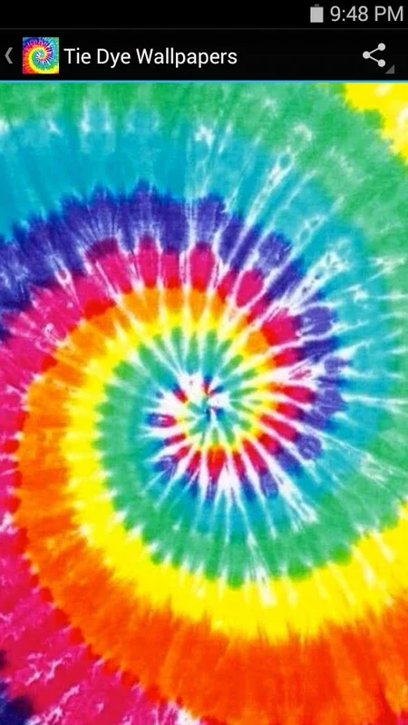 Tie Dye Wallpapers for Android - Vibrant and Nostalgic