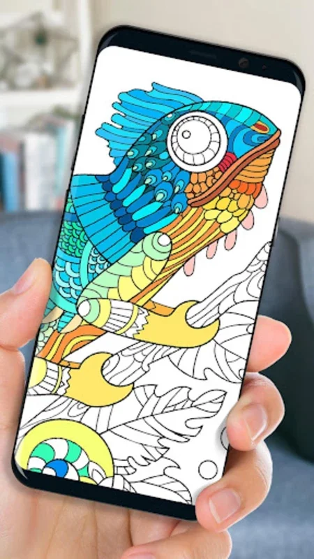 Free Adult Coloring Book App | Animals for Android: Relax and Color